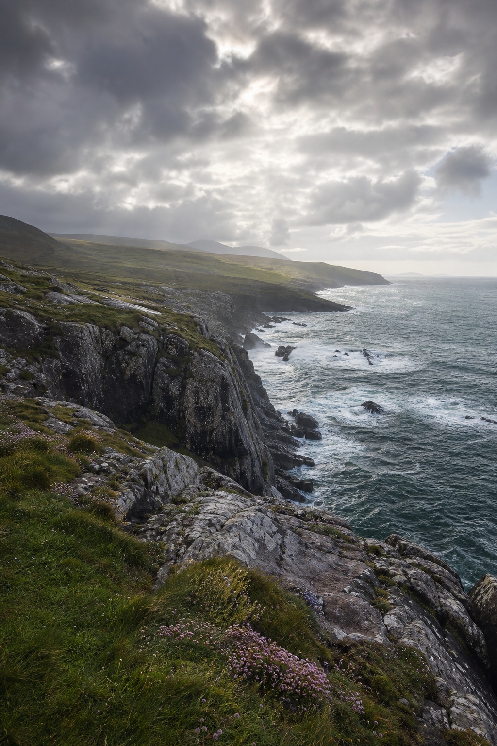 Preview for Coastal Headland Storm Clearing Background