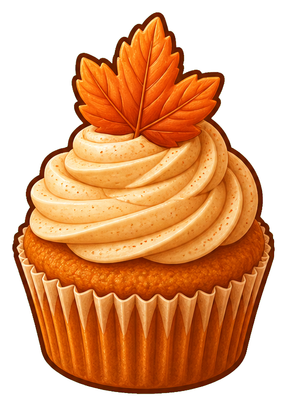 Preview for Pumpkin Spice Cupcake Sticker