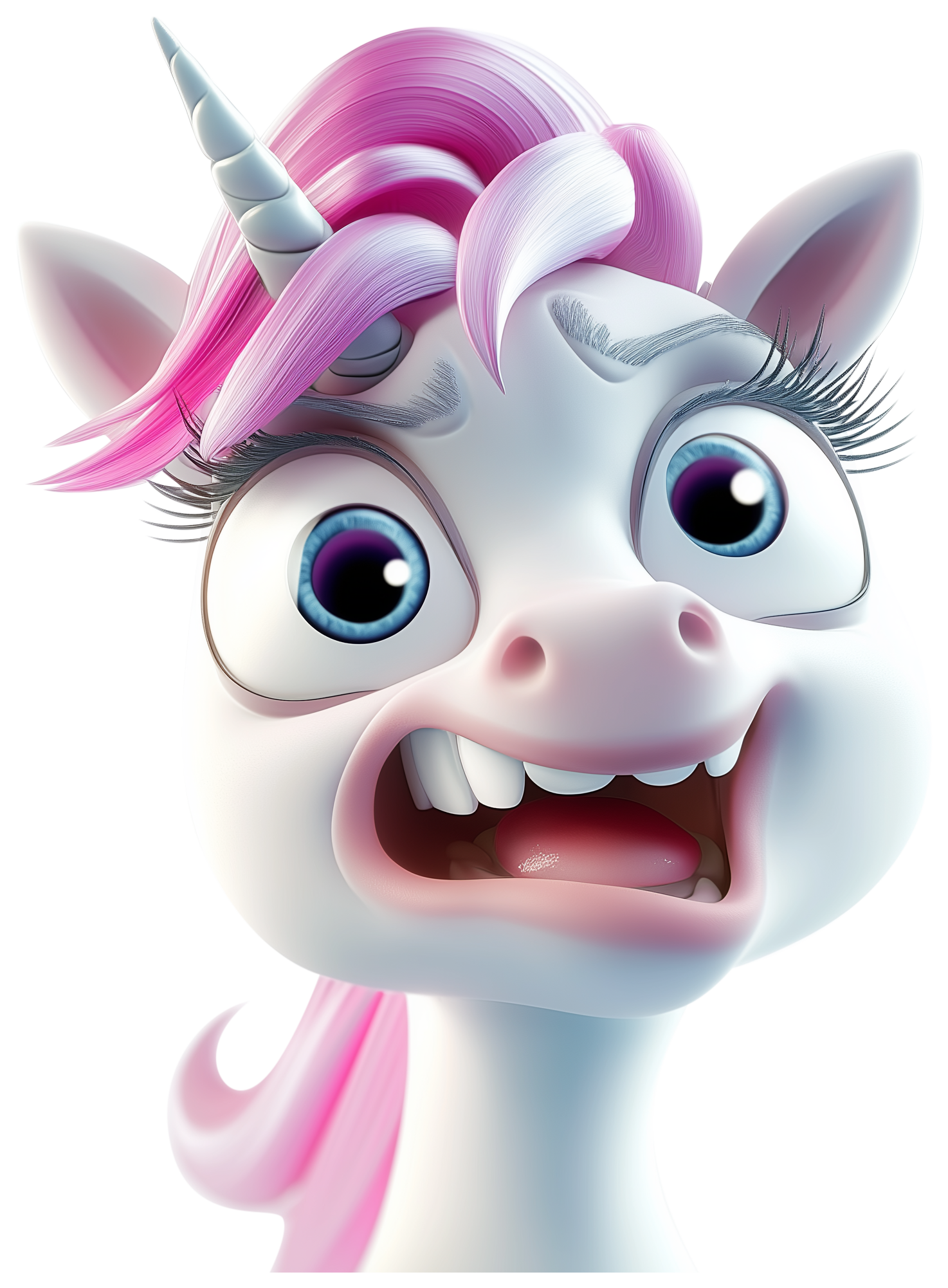 Preview for Cute Unicorn Emoji Sticker Graphic