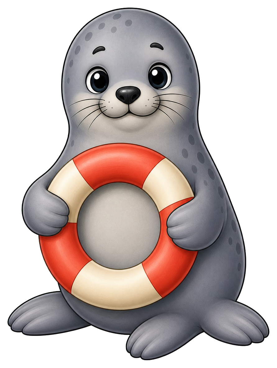 Preview for Seal Lifeguard Float Sticker