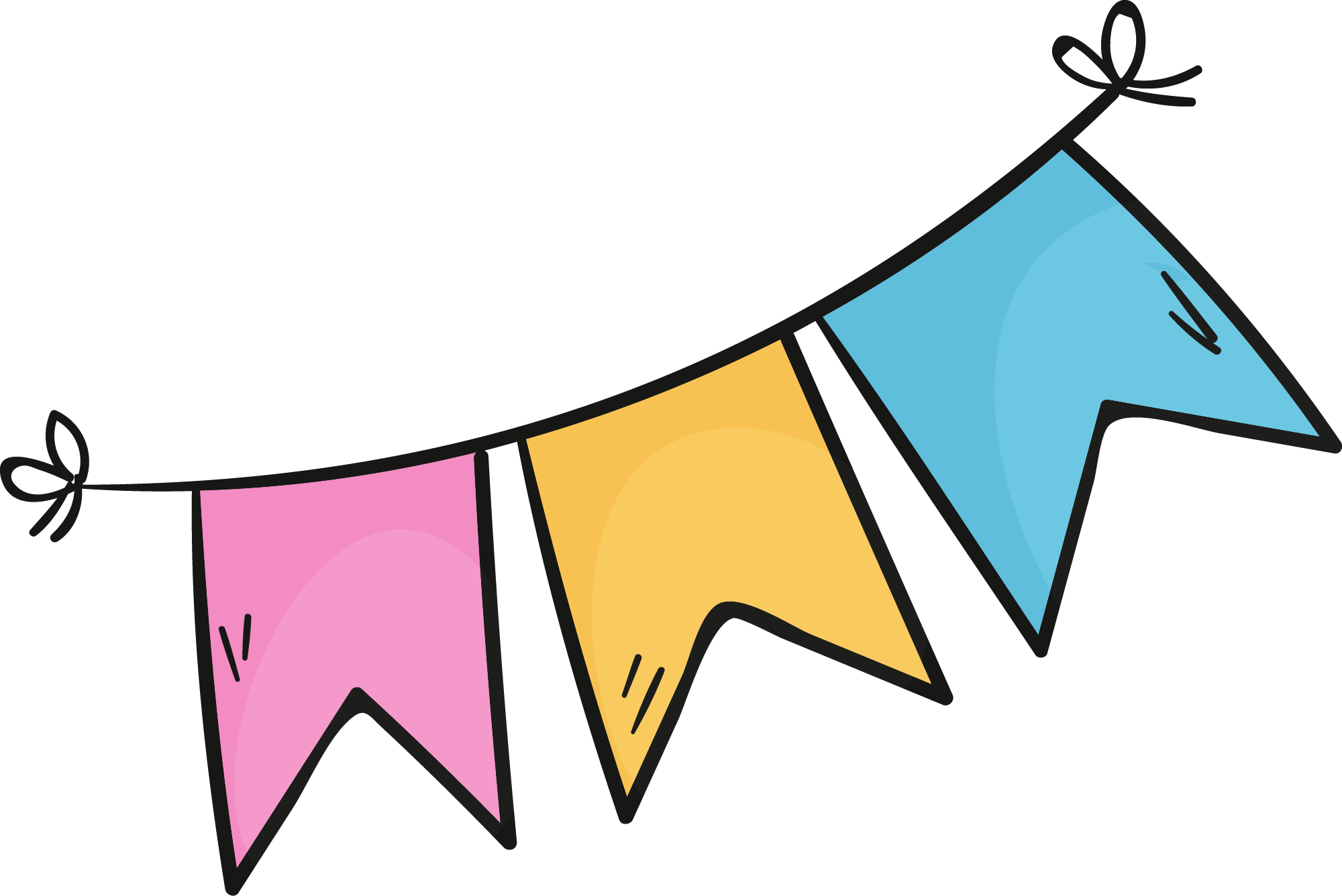 Preview for Colorful-party-bunting-illustration-spring-sticker-868d9