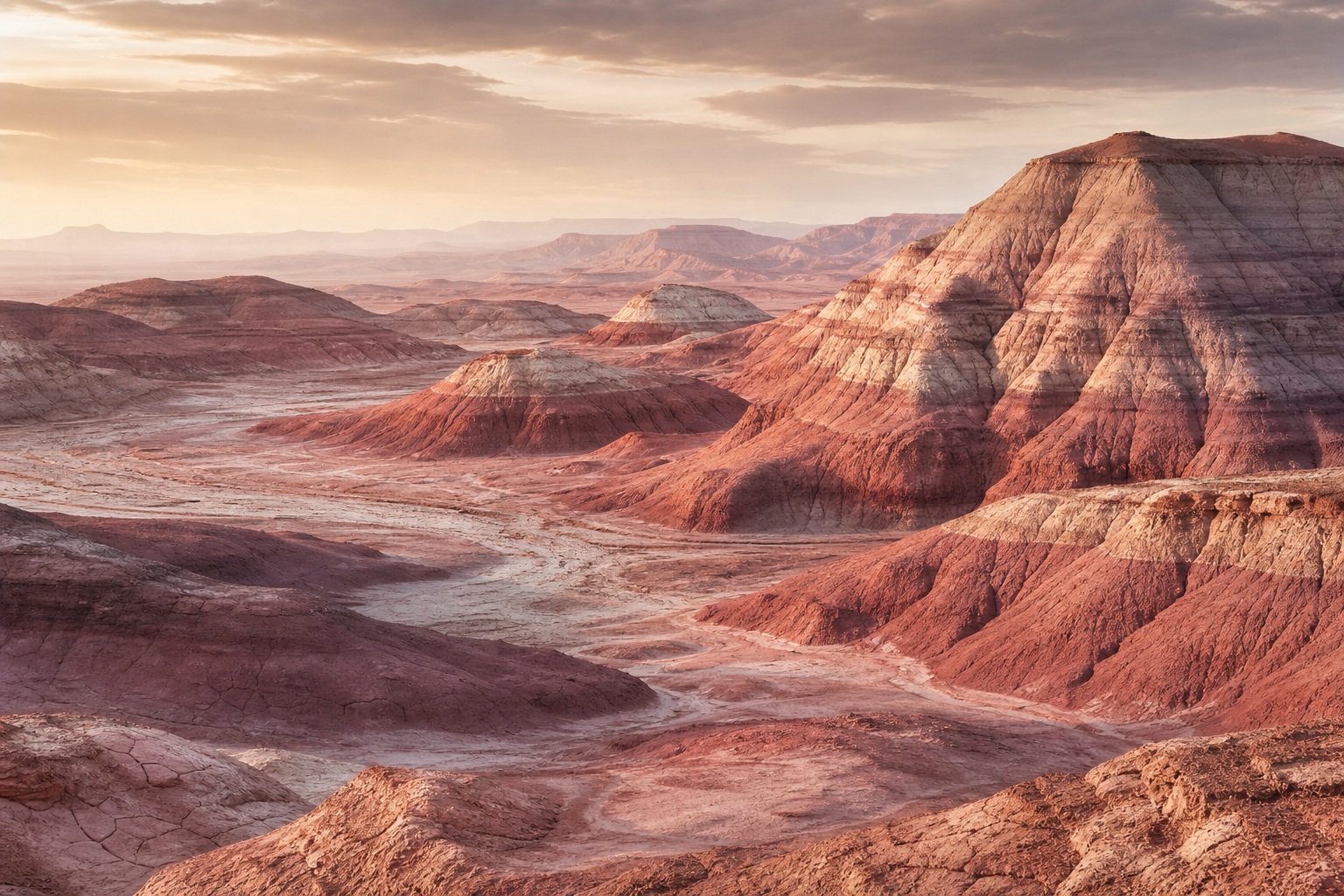 Preview for Desert Clay Landscape Background