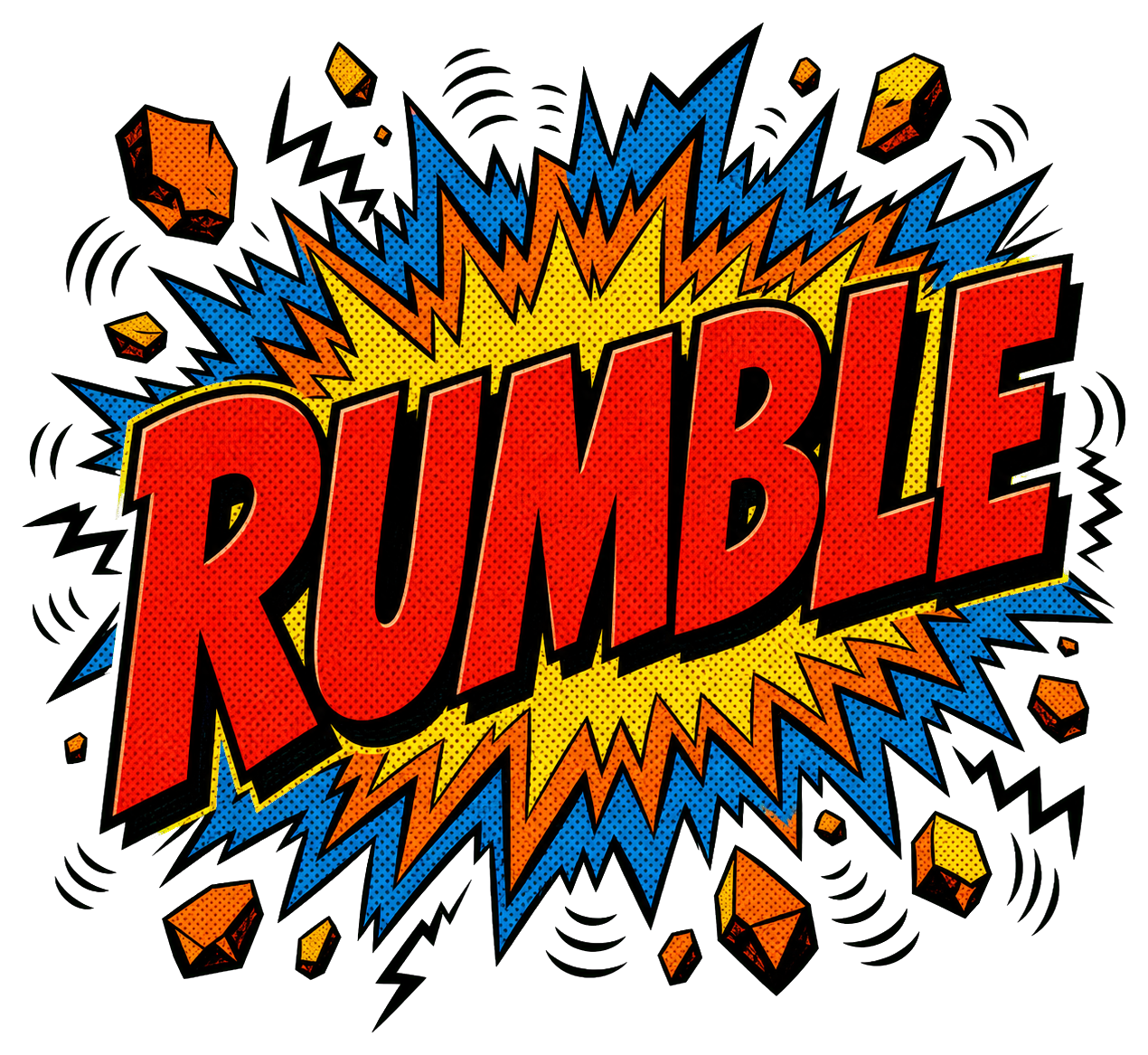 Preview for Rumble Shake Comic Sticker