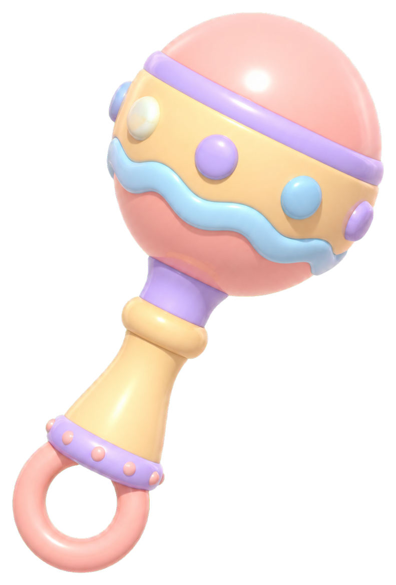 Preview for Baby Rattle Sticker Graphic