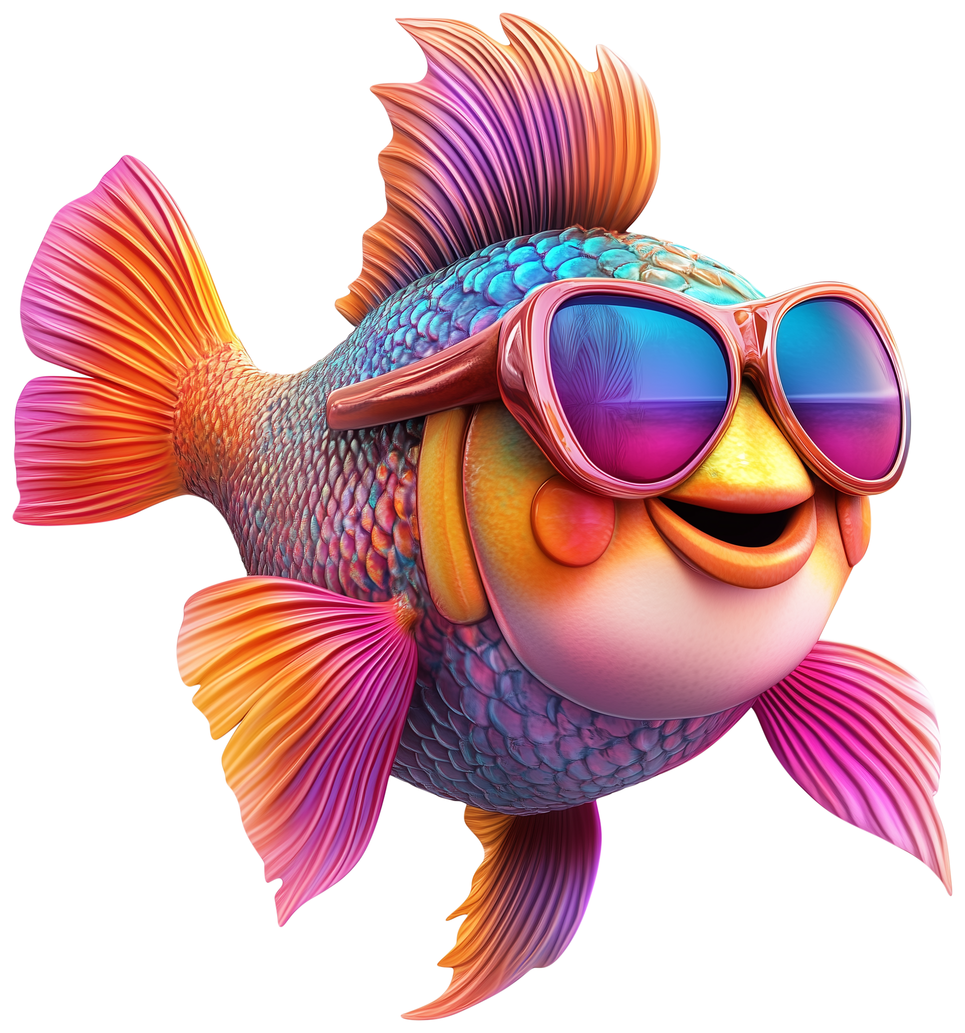 Preview for Cute Goldfish Emoji Sticker