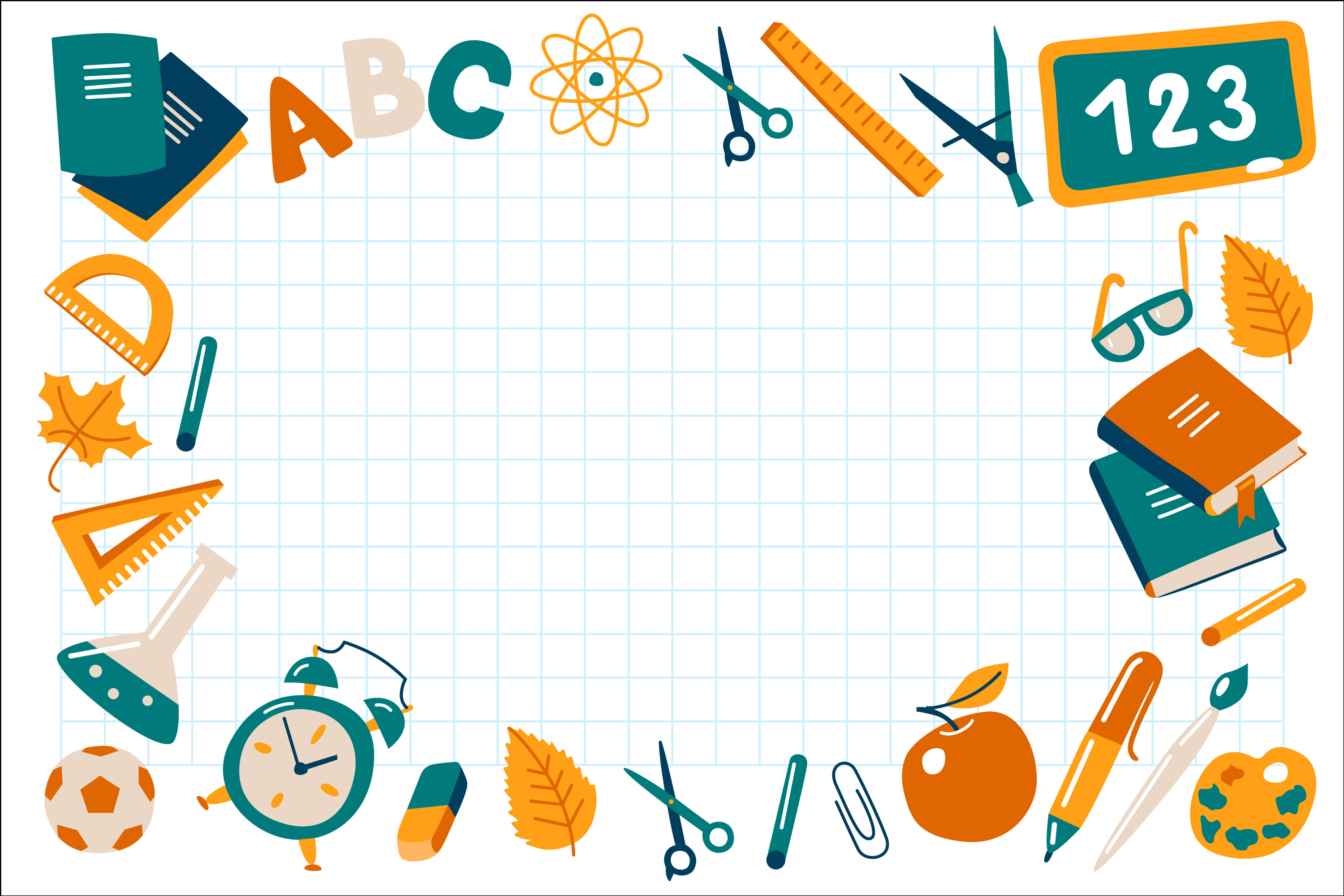 Preview for Back-to-school-graphic-design-background-804aa