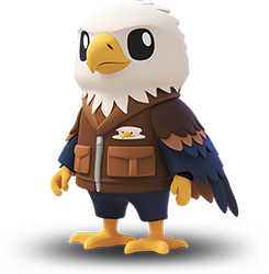 Preview for Anthropomorphic-eagle-character-design-sticker-af797