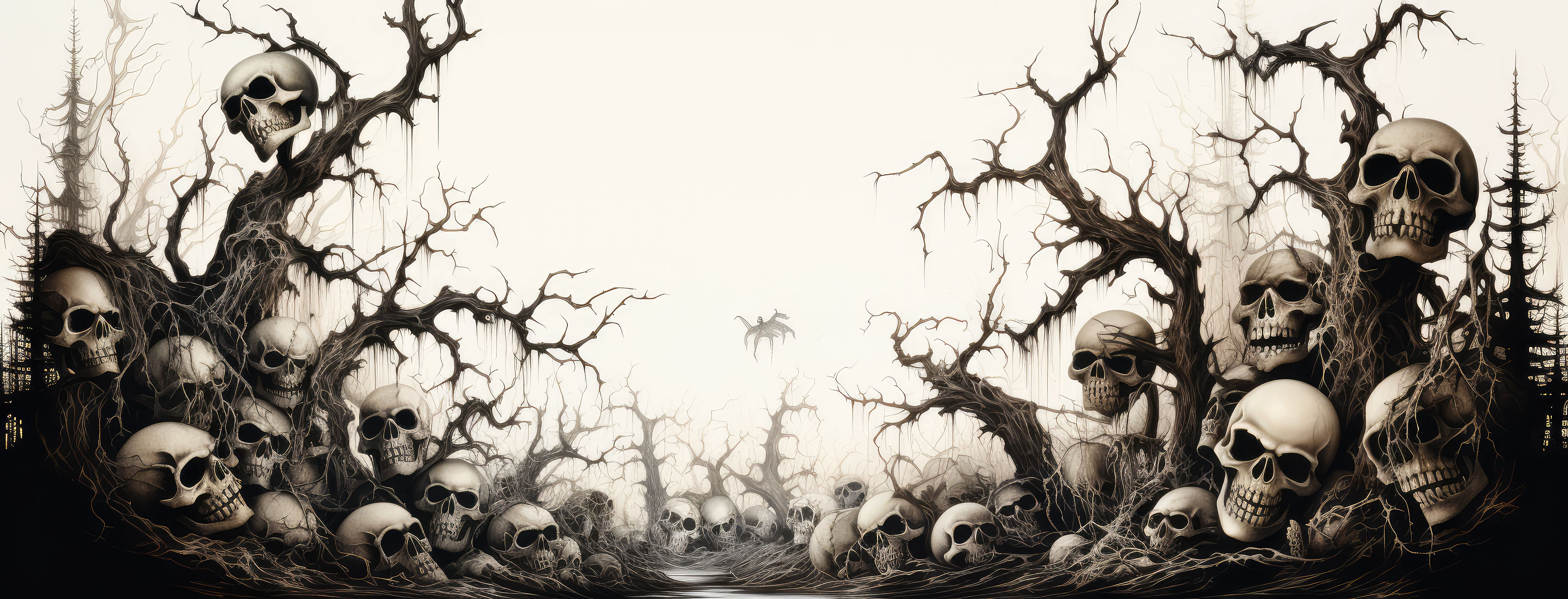 Preview for Dark-fantasy-skull-landscape-halloween-cover-background-1f29d