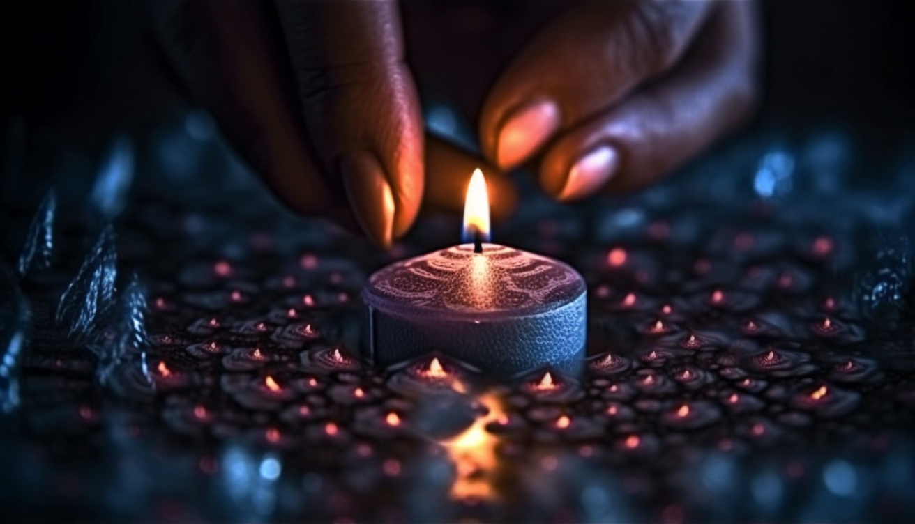 Preview for Serene-candle-lighting-moment-ai-images-background-5f79a