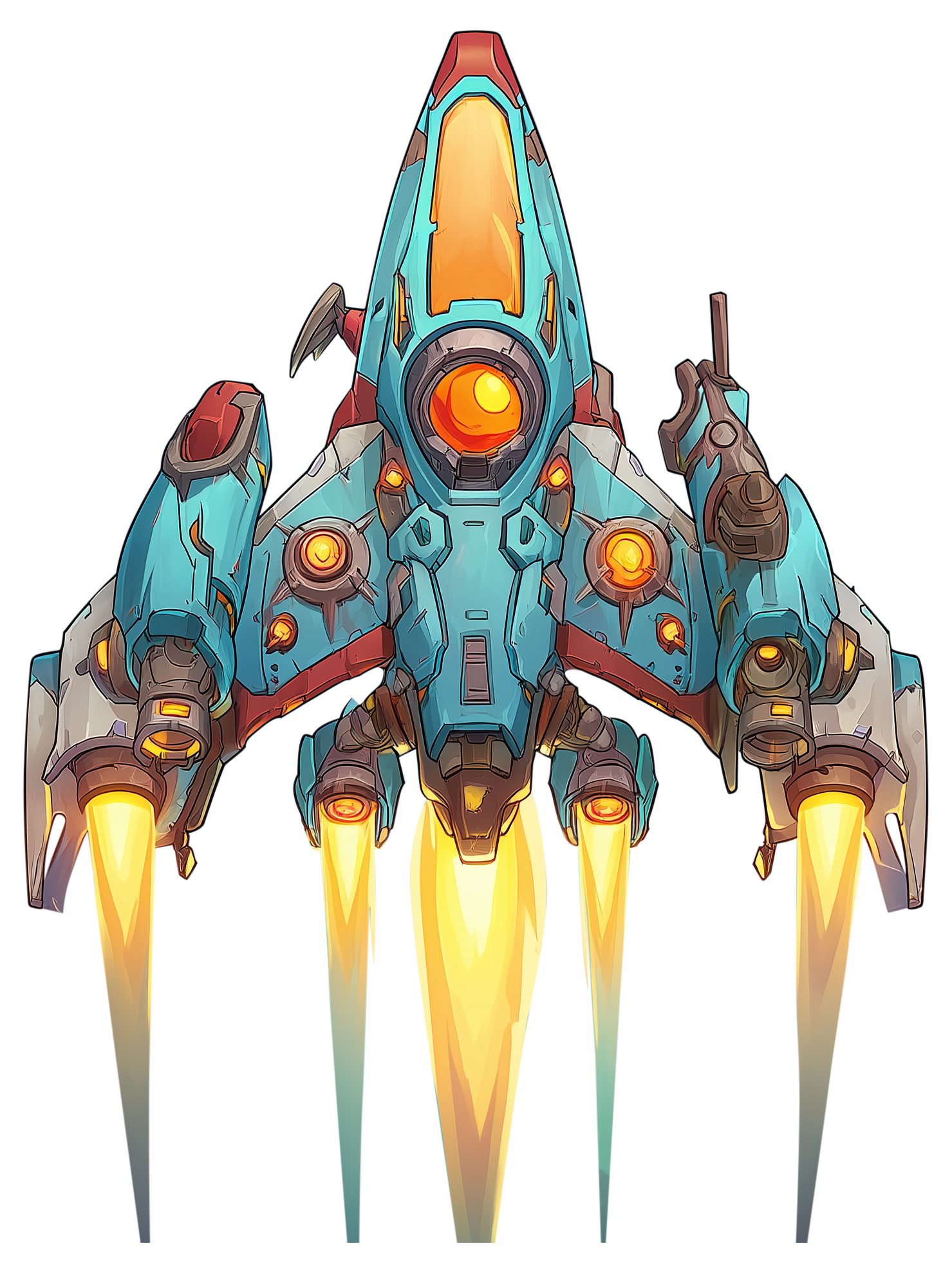 Preview for Futuristic-spaceship-design-template-sticker-1f368