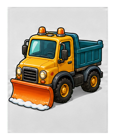 Preview for Snow Plow Truck Sticker