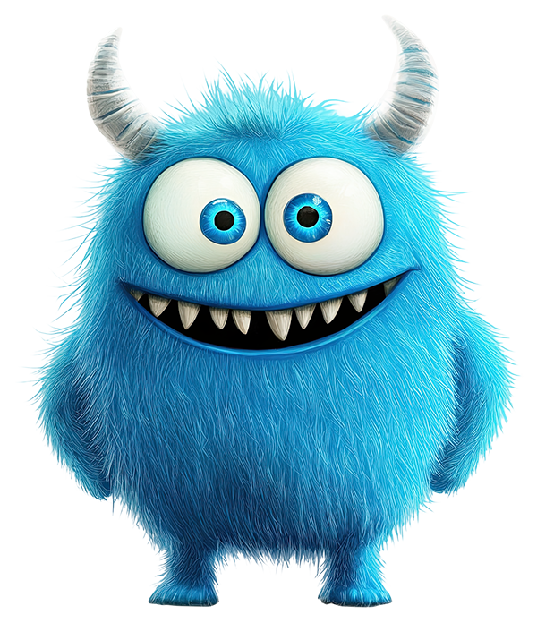 Preview for Blue-cartoon-monster-illustration-monsters-sticker-8fd96