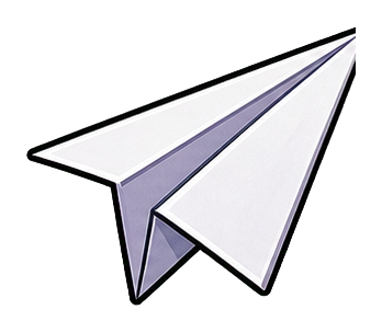 Preview for Paper Airplane Sticker