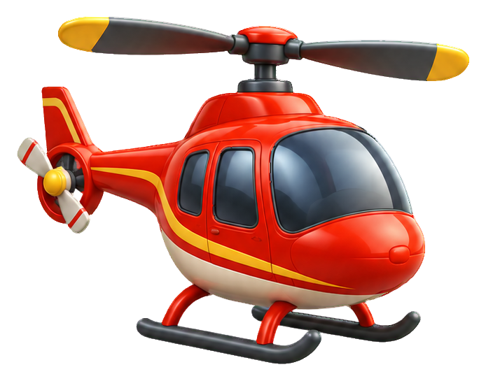 Preview for 3d Tiny Vehicles Helicopter