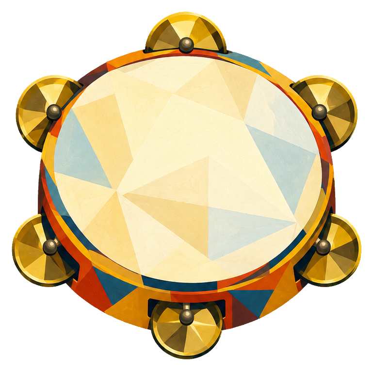 Preview for Cubist Musical Instruments Tambourine