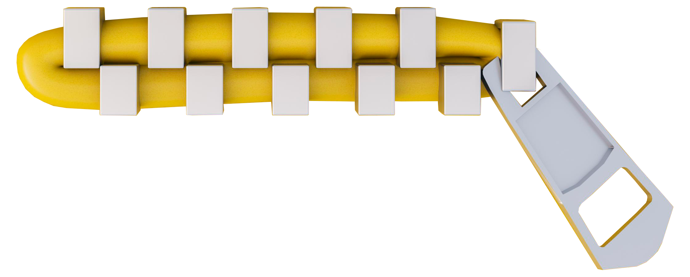 Preview for Yellow-checkered-belt-fashion-emoji-mouth-sticker-e60a7