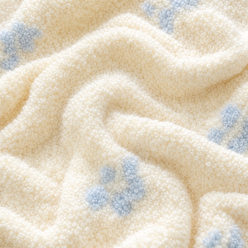 Preview for Square Soft Boucle Blanket Background