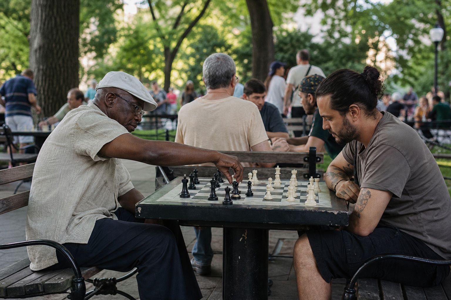 Preview for Park Chess Scene Background