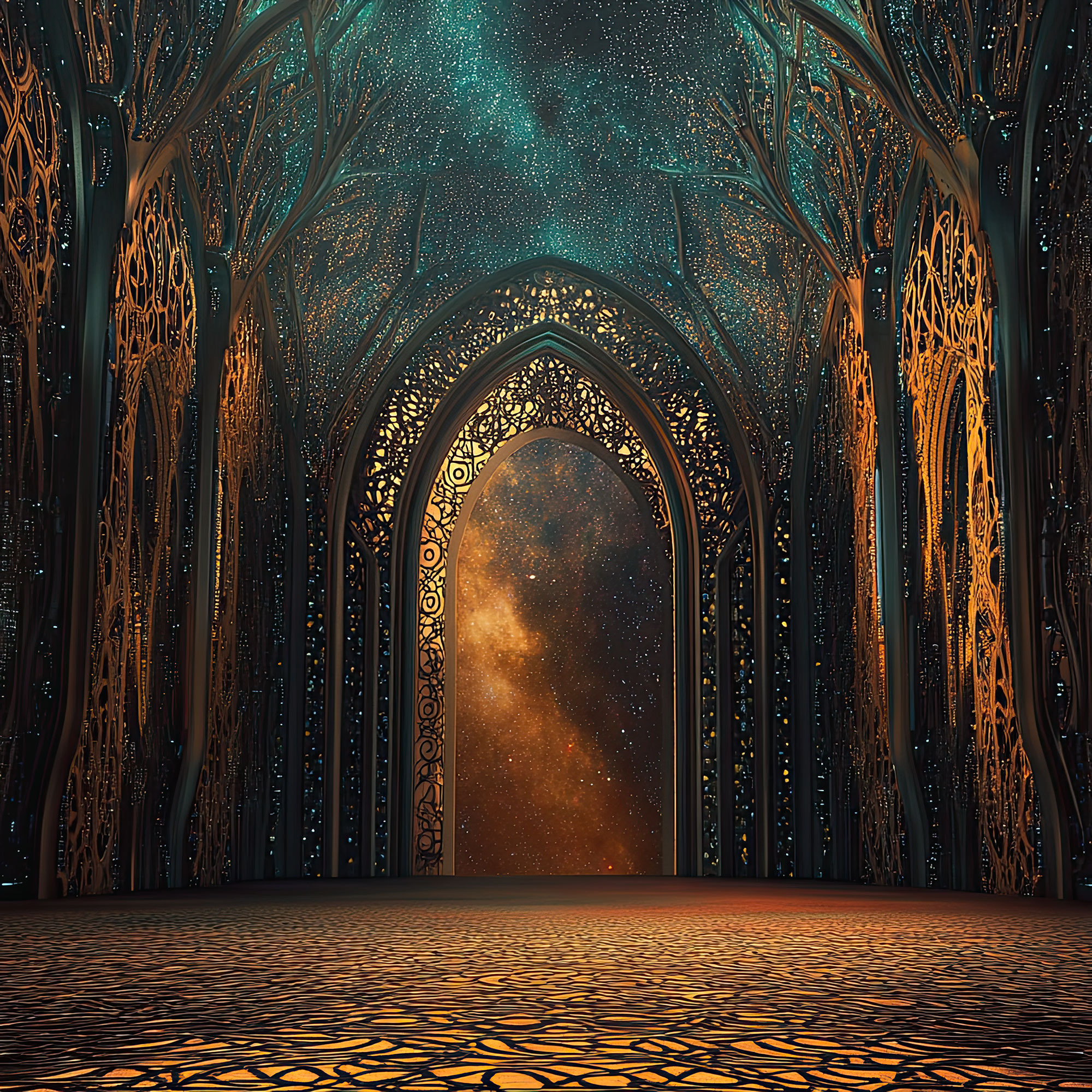 Preview for Mysterious-ancient-archway-portal-sci-fi-backdrop-background-52005