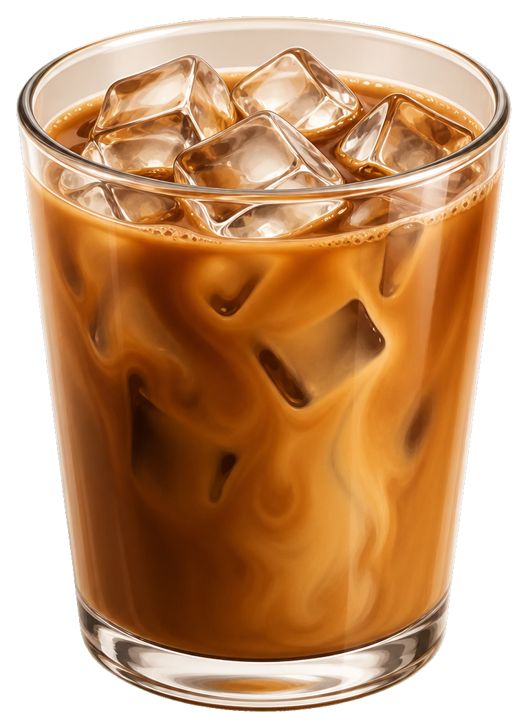 Preview for Iced Coffee Glass Sticker