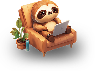 Preview for Sloth-working-on-laptop-animal-sticker-a09b8