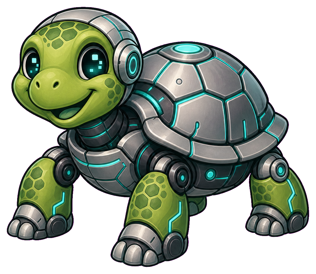 Preview for Cyber Turtle Sticker Graphic