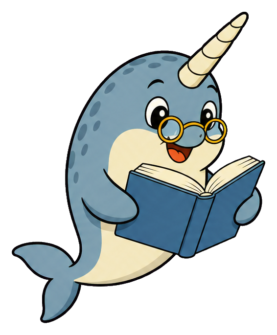 Preview for Narwhal Reading A Book