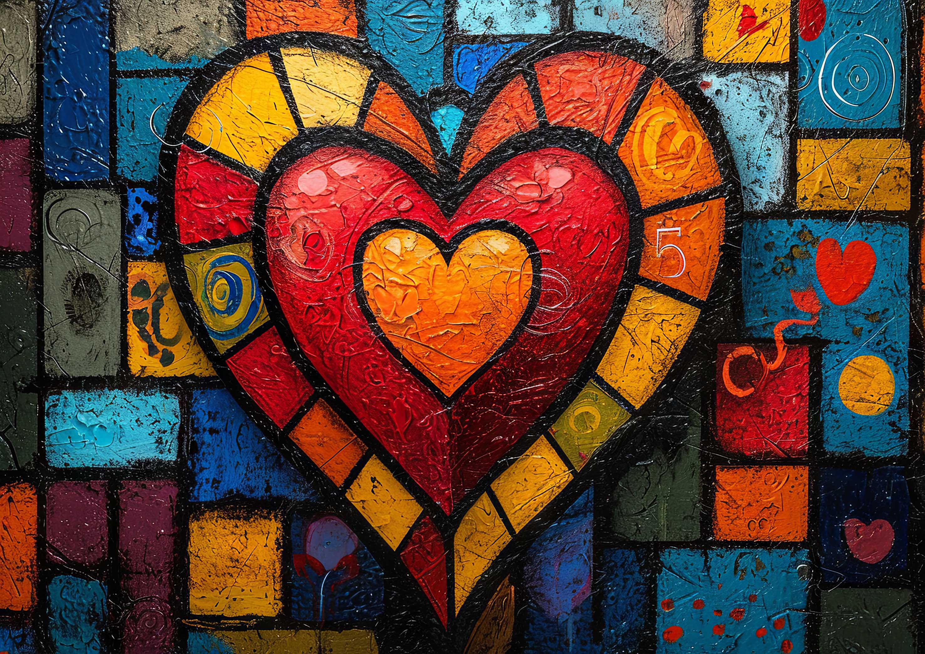 Preview for Mosaic-heart-artwork-love-background-5711d