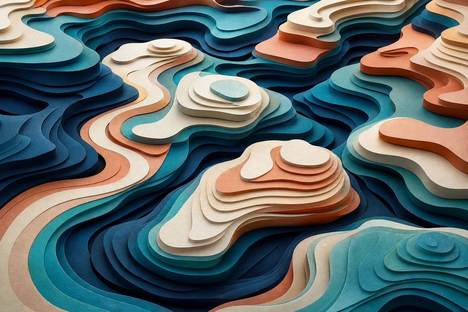 Preview for Abstract 3d Terrain Background