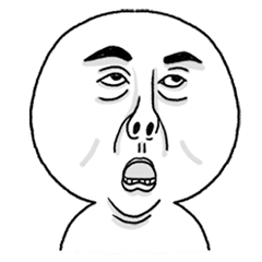 Preview for Surprised-face-icon-simple-design-advertisement-sticker-46454