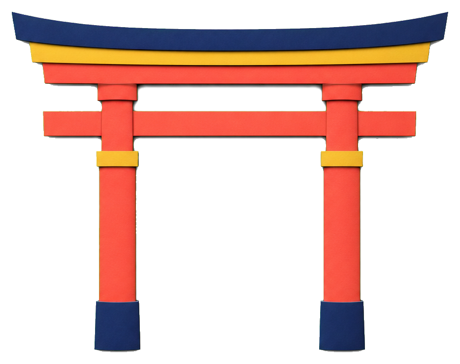 Preview for Layered Paper Torii Gate Sticker