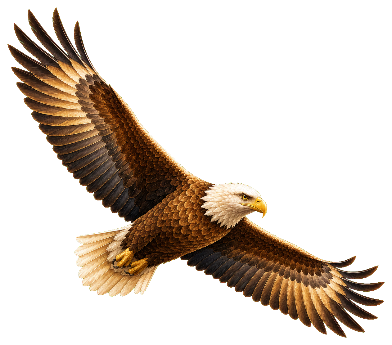 Preview for Eagle Gliding Pose Sticker