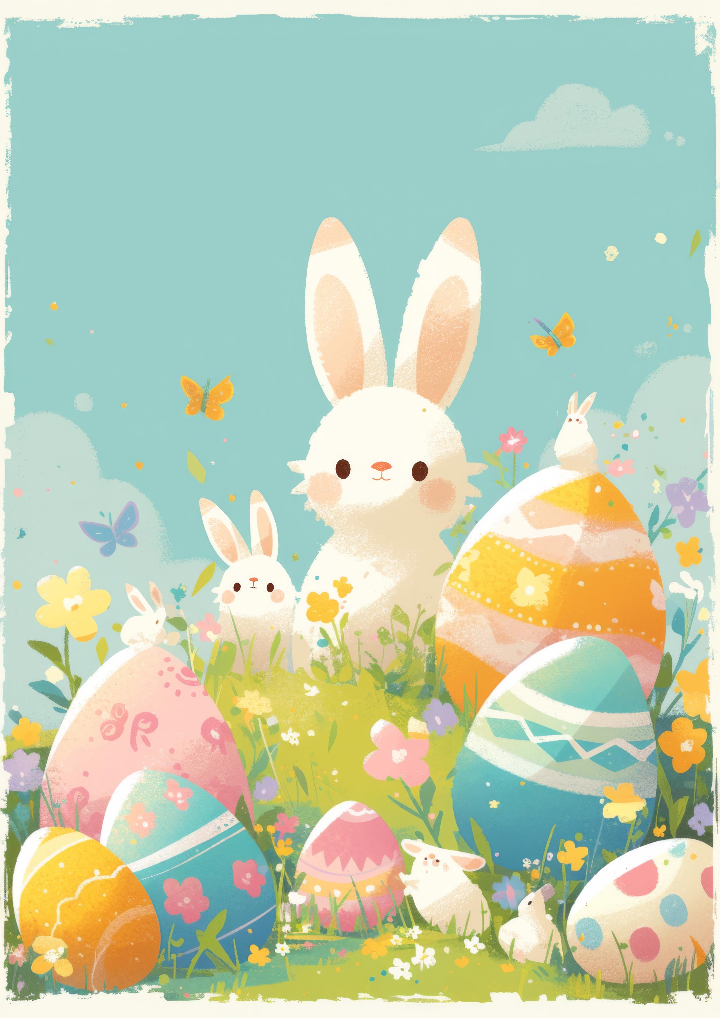 Preview for Easter-bunny-illustration-background-becfe