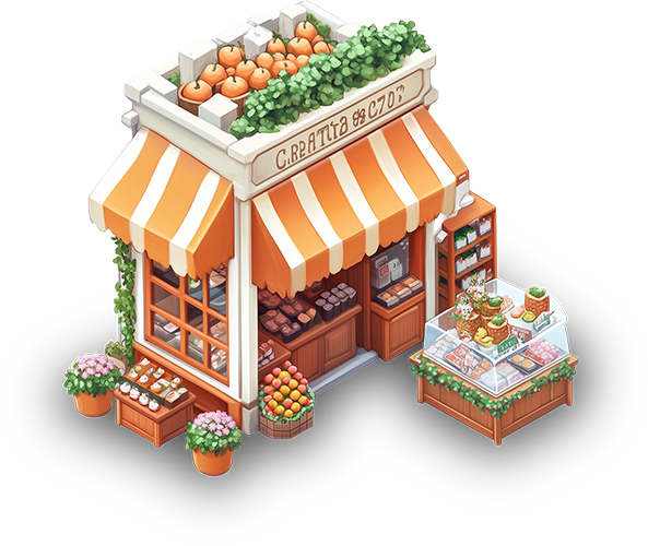 Preview for Grocery-store-isometric-illustration-building-sticker-3e114