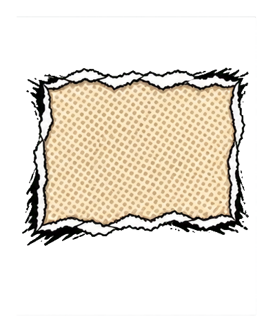 Preview for Blank Torn Comic Panel Sticker