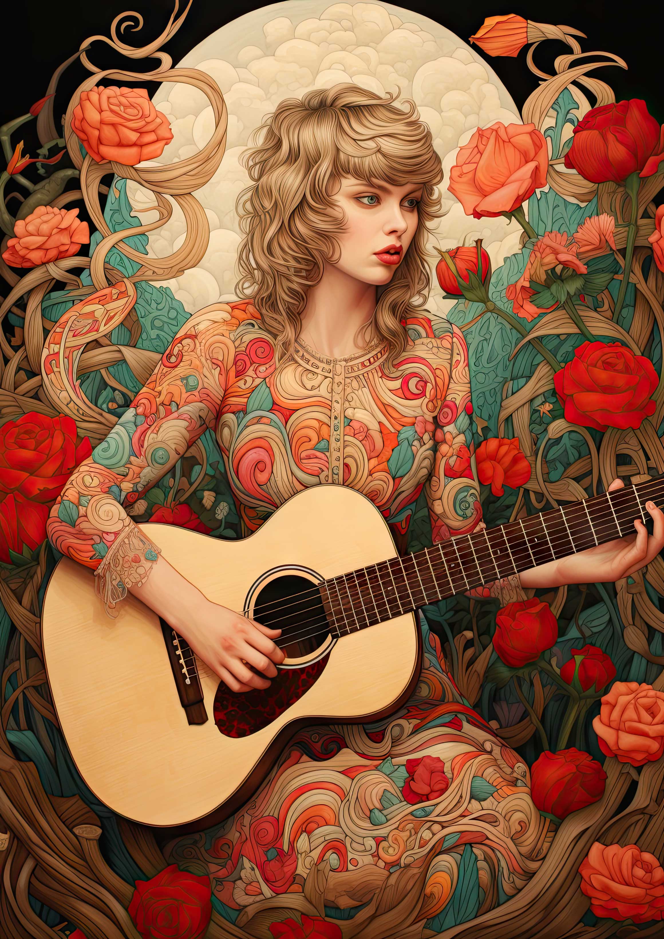 Preview for Taylor-swift-guitar-illustration-background-9503b