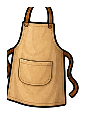 Preview for Blank Artist Apron Sticker