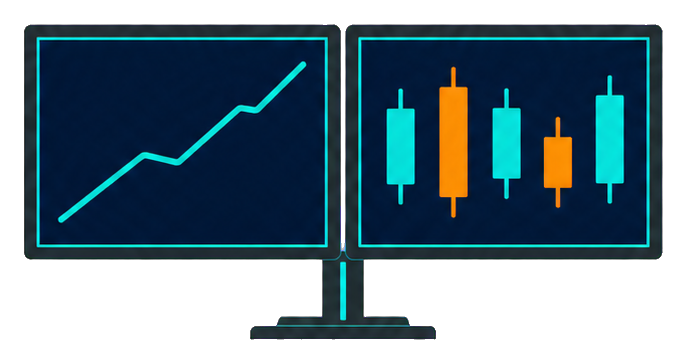 Preview for Trading Monitors Sticker For Finance Designs