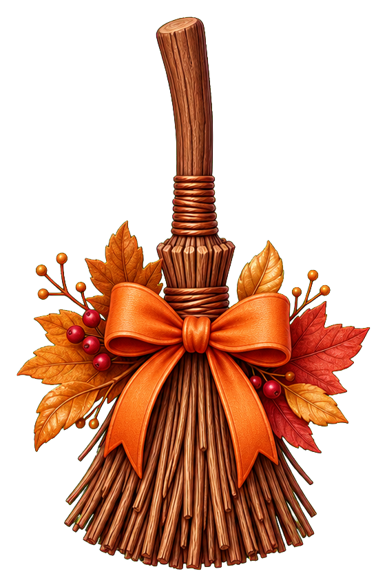 Preview for Cinnamon Broom Autumn Sticker