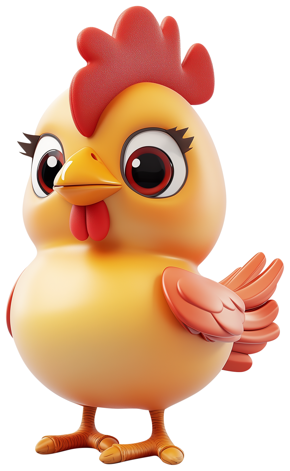 Preview for Cute Chicken Sticker Graphic