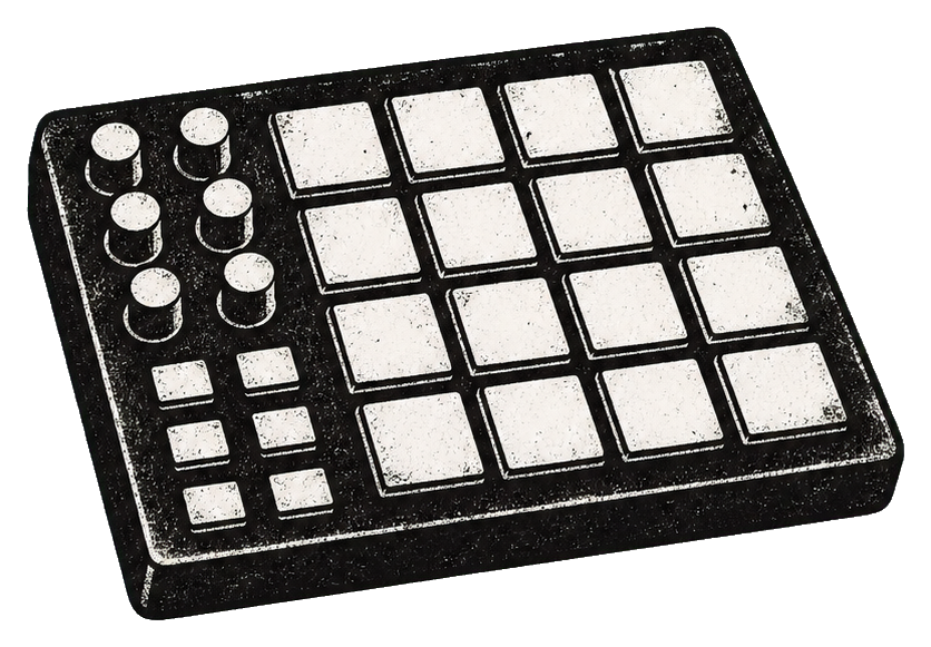 Preview for Sampler Pad Grid Sticker