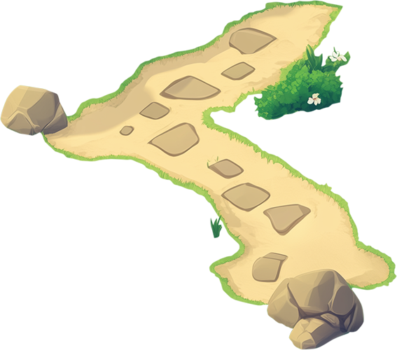 Preview for Winding-stone-path-illustration-hardscape-sticker-7e292