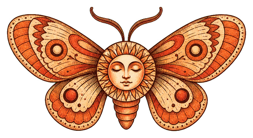 Preview for Sun Moth Sticker For Celestial Designs