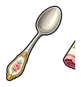 Preview for Teaspoon Sticker For Tea Party Designs