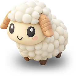 Preview for Cartoon-sheep-illustration-animal-sticker-32281
