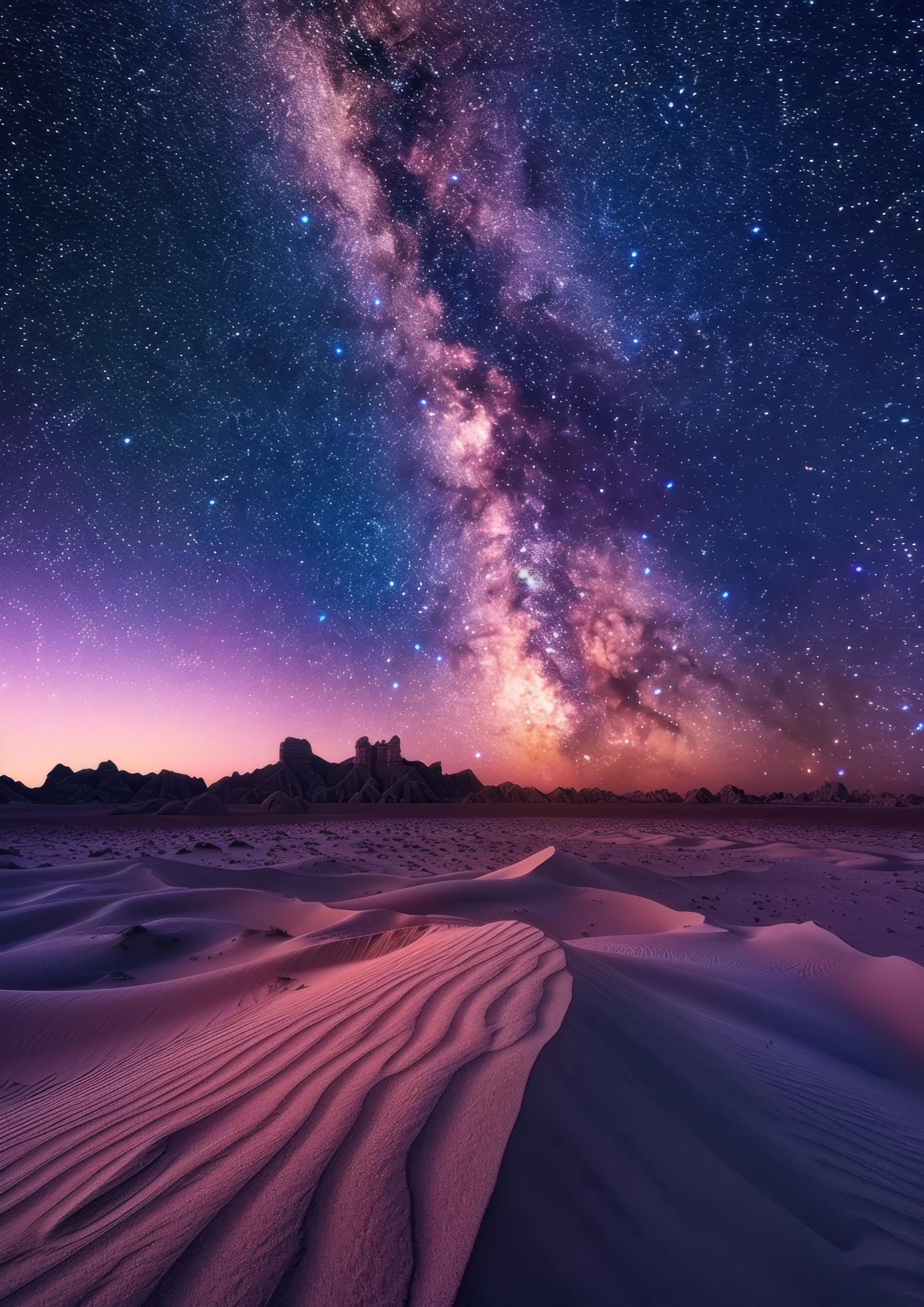 Preview for Desert-night-sky-milky-way-astrophotography-photo-background-7bda8