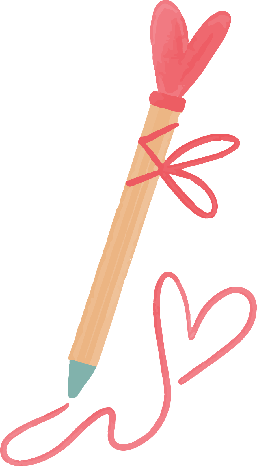 Preview for Heartfelt-pencil-illustration-watercolor-love-sticker-43c87