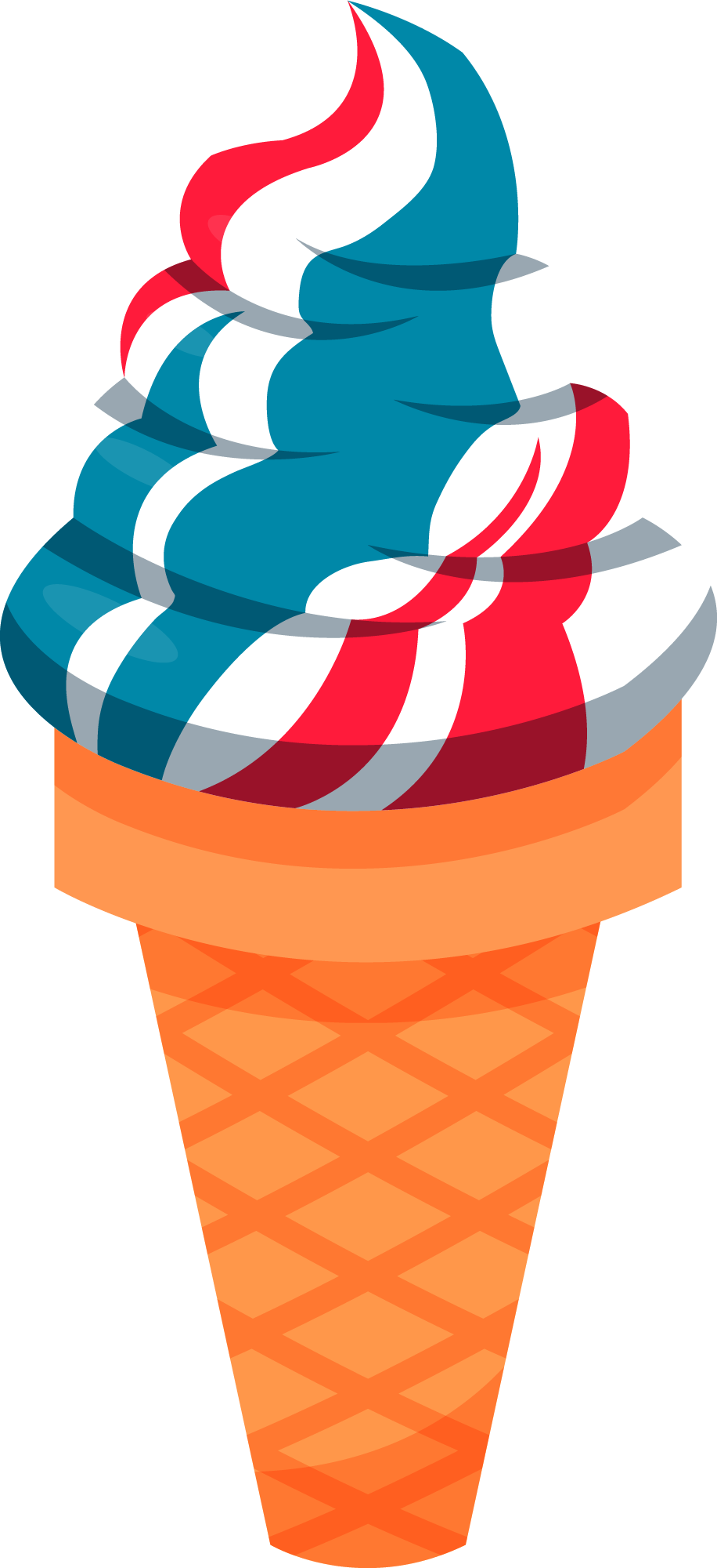 Preview for Patriotic-ice-cream-cone-fourth-of-sticker-43cea
