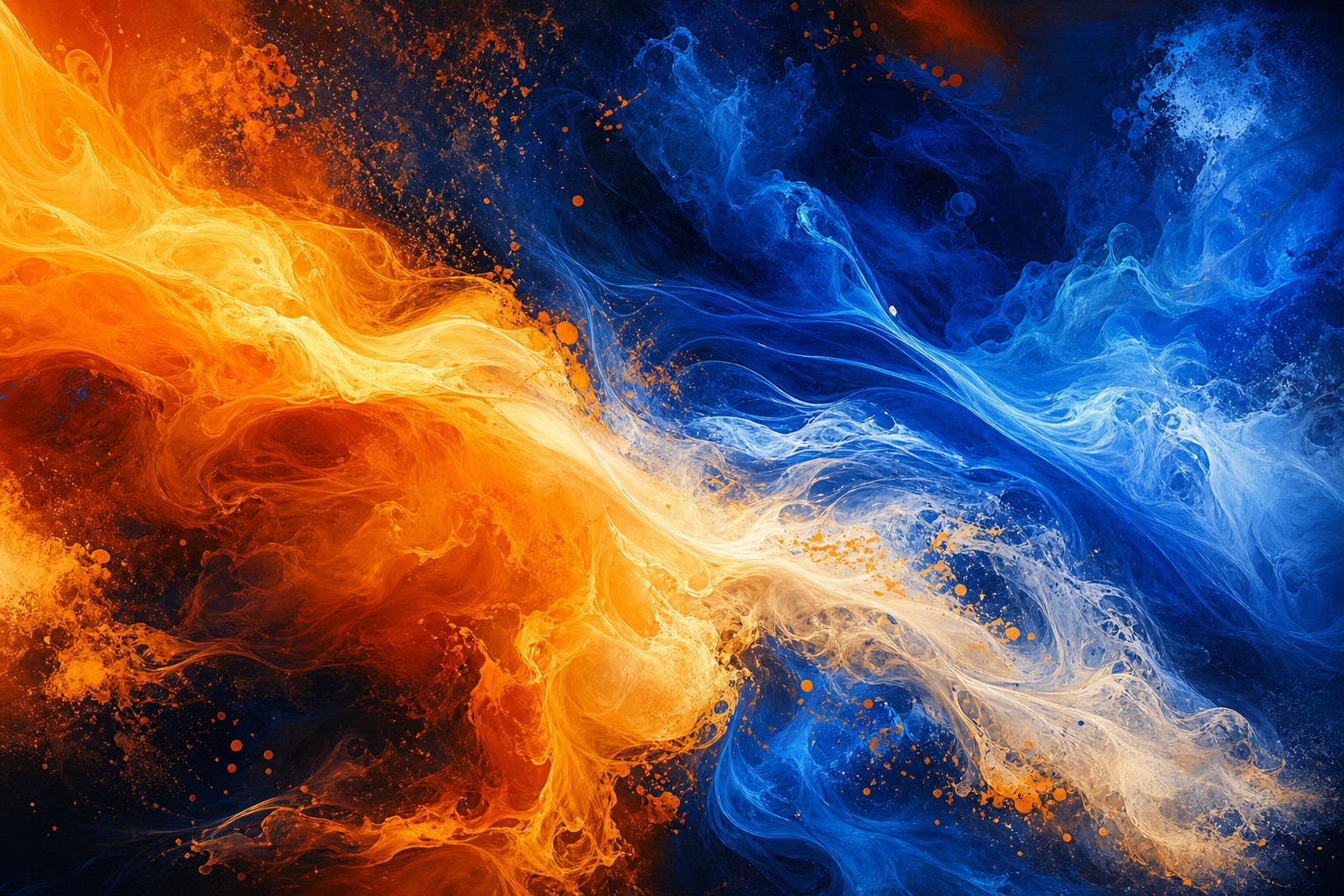Preview for Orange Cobalt Smoky Light Background