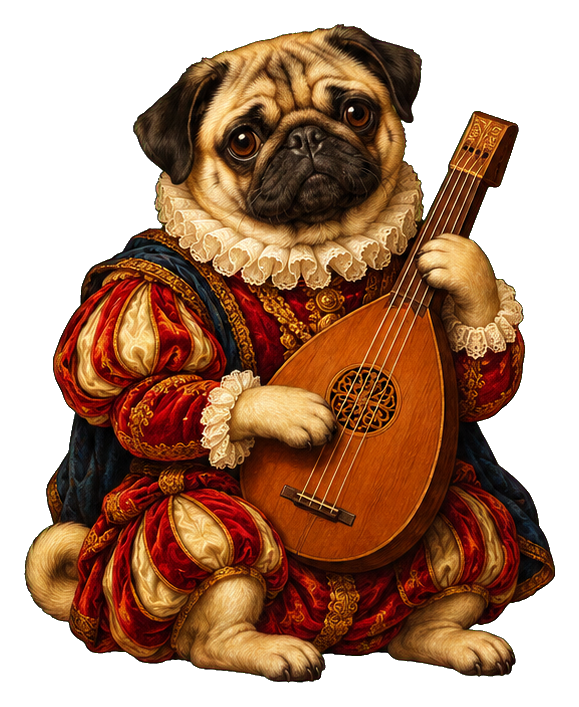 Preview for Lute Playing Pug
